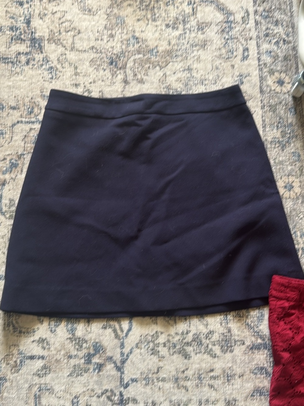 Express Navy Mini Skirt
